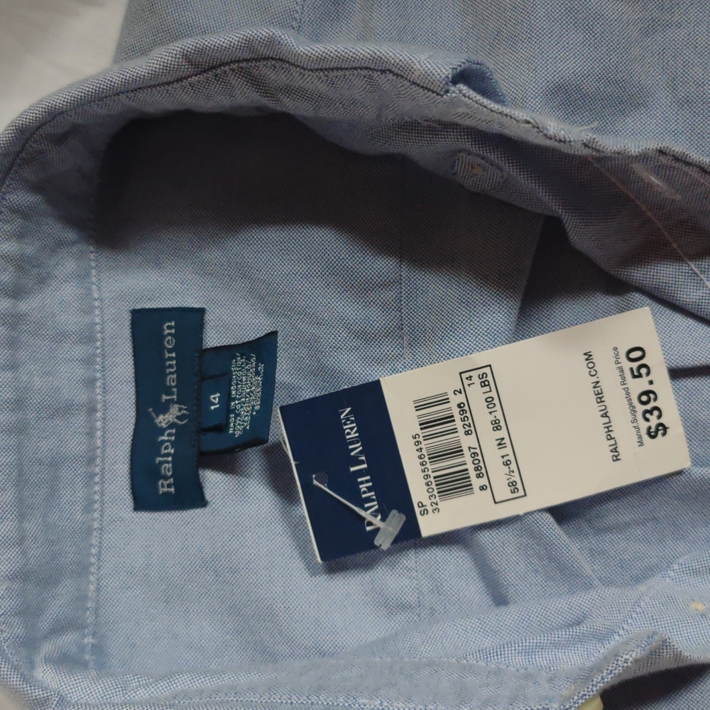 NWT Ralph Lauren Button down shirt - Picture 3 of 5